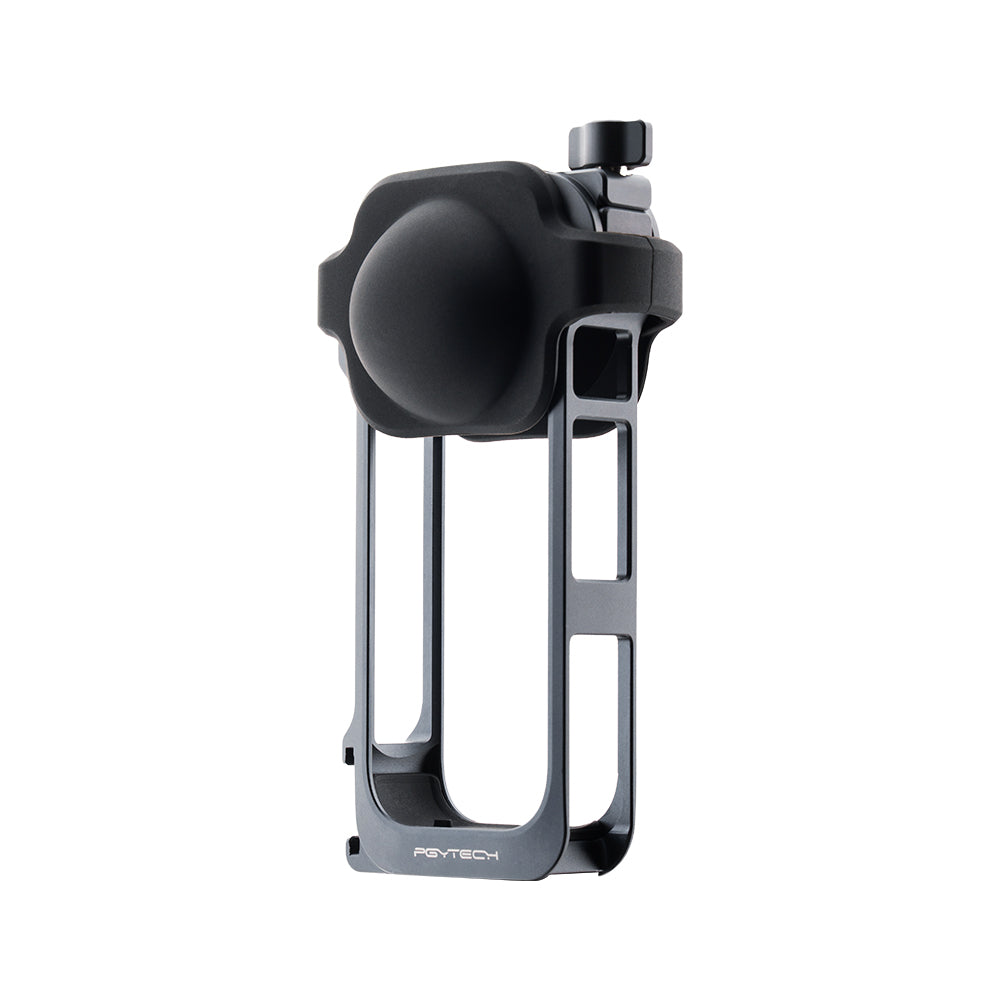SMALLRIG Cage Käfig für Insta360 X4, Protective Case, Aluminium-Schutzhülle für Insta360 X4 mit Silikon-Objektivabdeckung, integriertem Blitzschuh und 1/4-20 Anti-Ablenkungs Gewindeloch - 4278