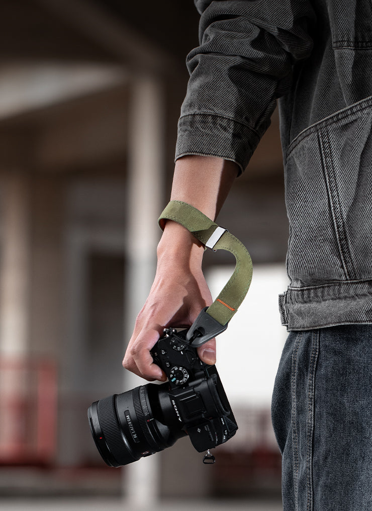 camera wrist strap Banner