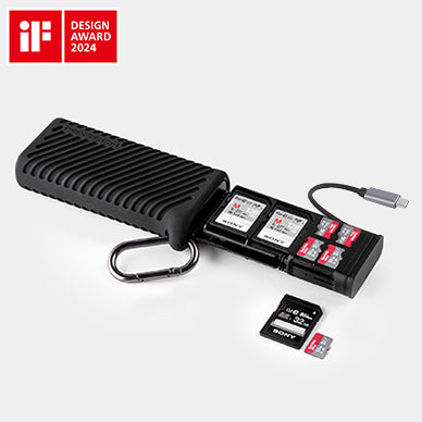 SD/Micro SD CreateMate High-speed Card Reader Case