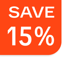 SAVE 15%