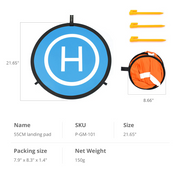 55 cm/75 cm/110 cm Landing Pad für DJI -Drohnen