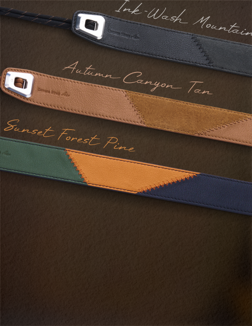 Camera Shoulder Strap Air (Premium Leather Style)