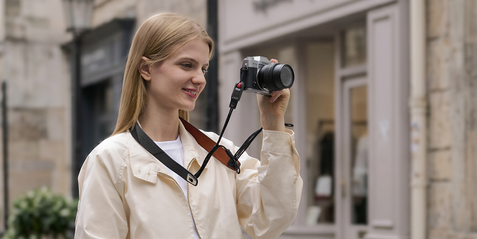 Camera Strap Air (Premium Leather Style)