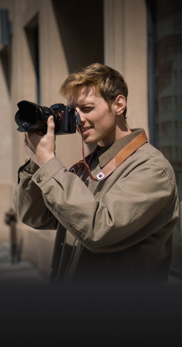 Camera Strap Air (Premium Leather Style)
