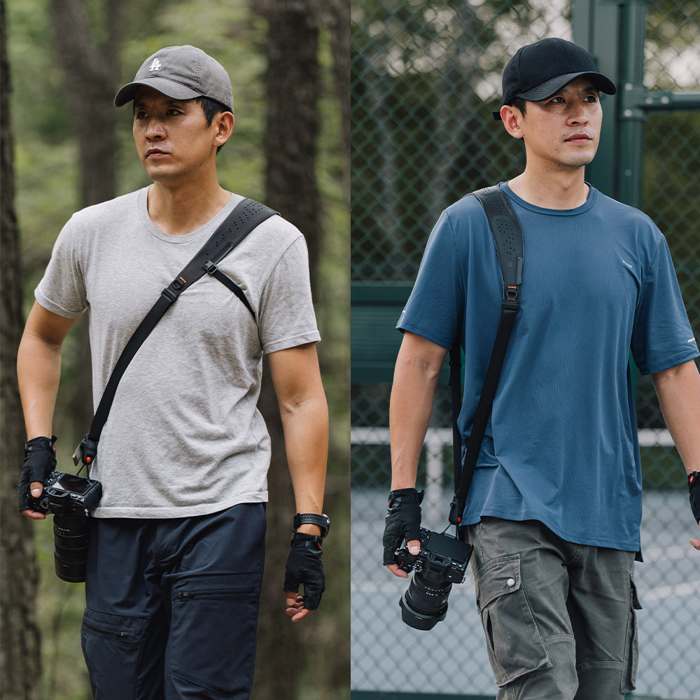Wear Camera Strap Pro in Your Way - Crossbody or Shoulder