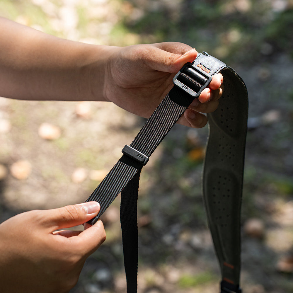 Dial in Your Custom Fit with Camera Strap Pro.