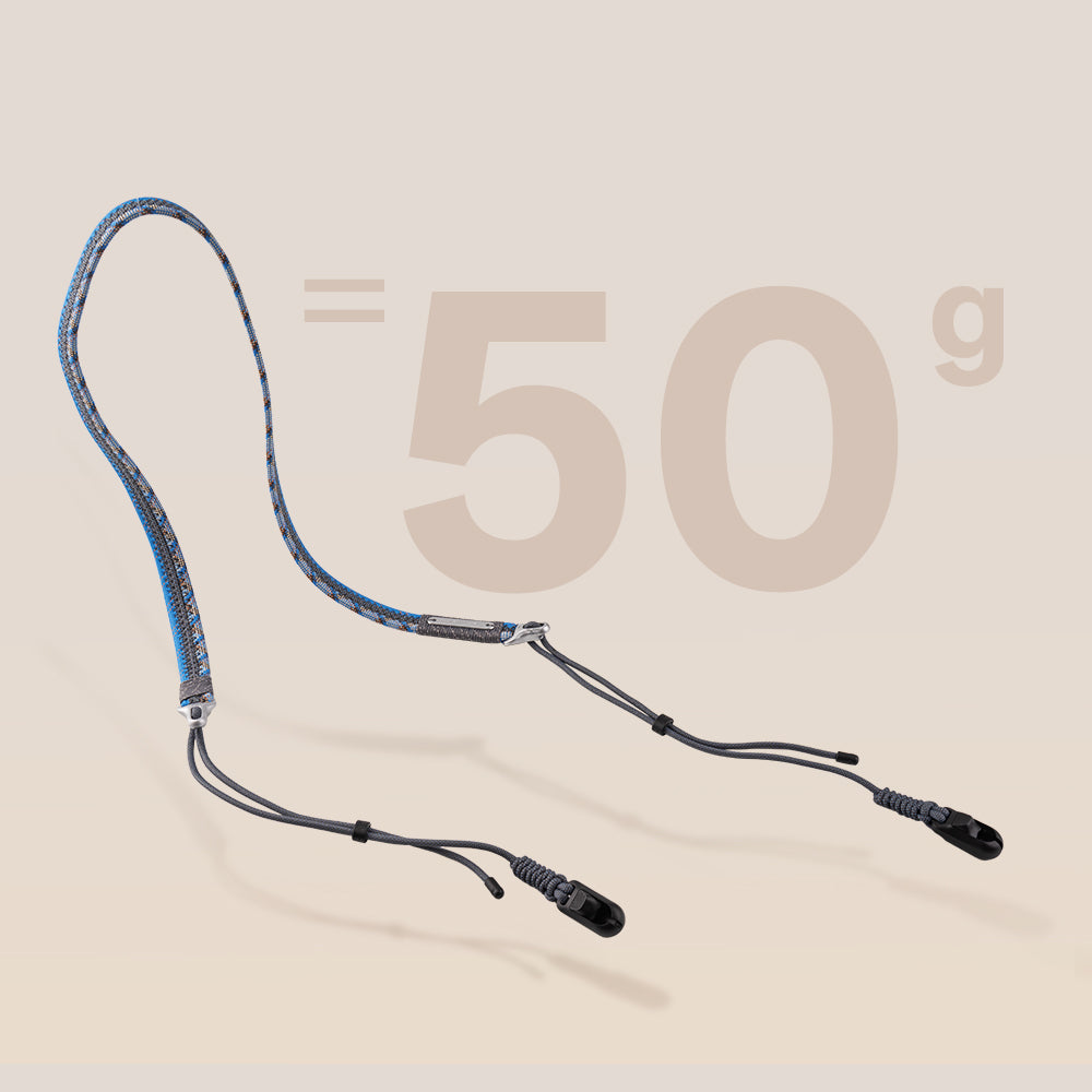 Camera Strap Slim(Trendy): mixed-width design for lightweight comfort