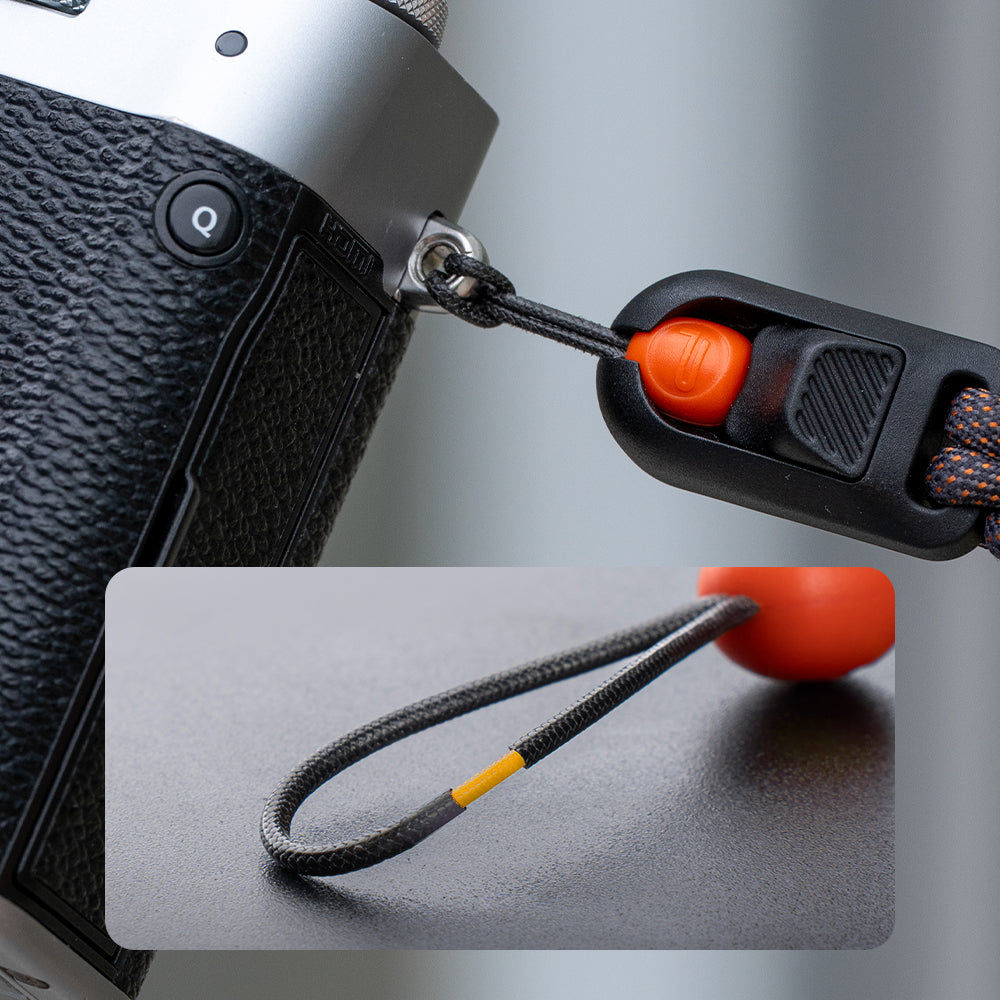 Camera Strap Slim(Trendy): Durable UHMWPE cord with wear indicator for worry-free shooting