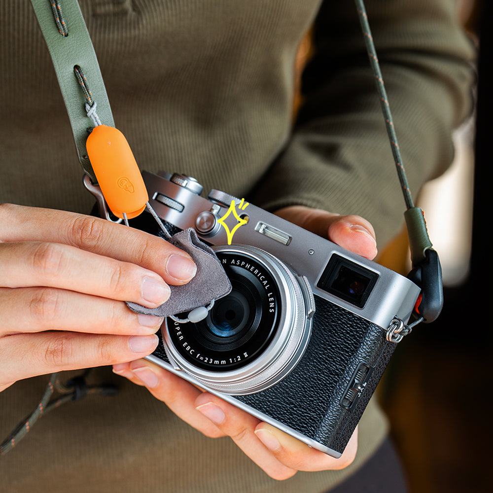 Camera Strap Slim (Vintage):  clear lens，clear shots