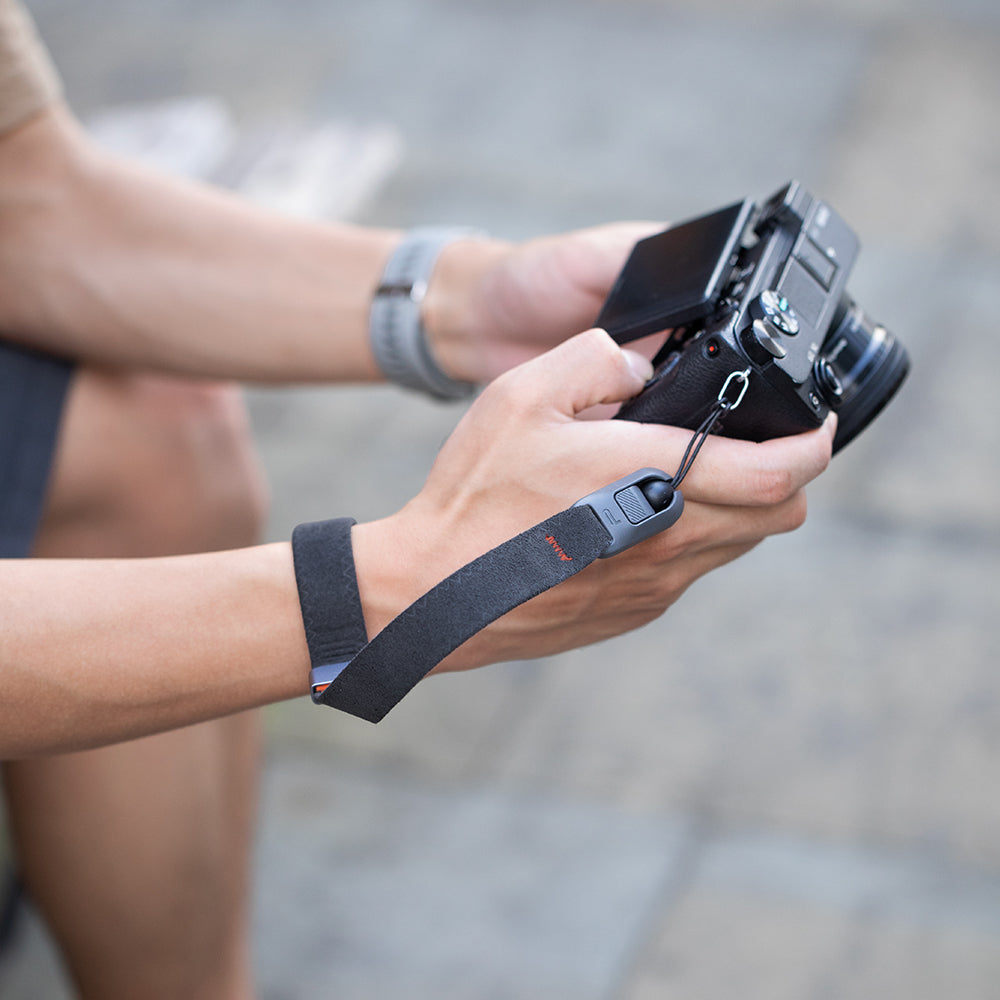 Camera Wrist Strap Air: Lightweight comfort with Quick Connector Slim for sleek minimalist appearance