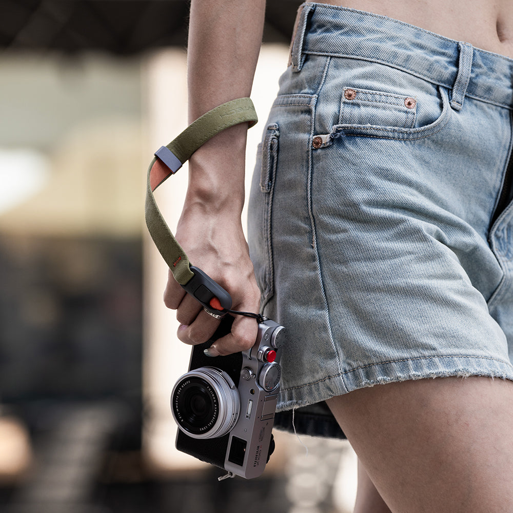 Camera Wrist Strap Air: Lightweight comfort with Quick Connector Slim for sleek minimalist appearance