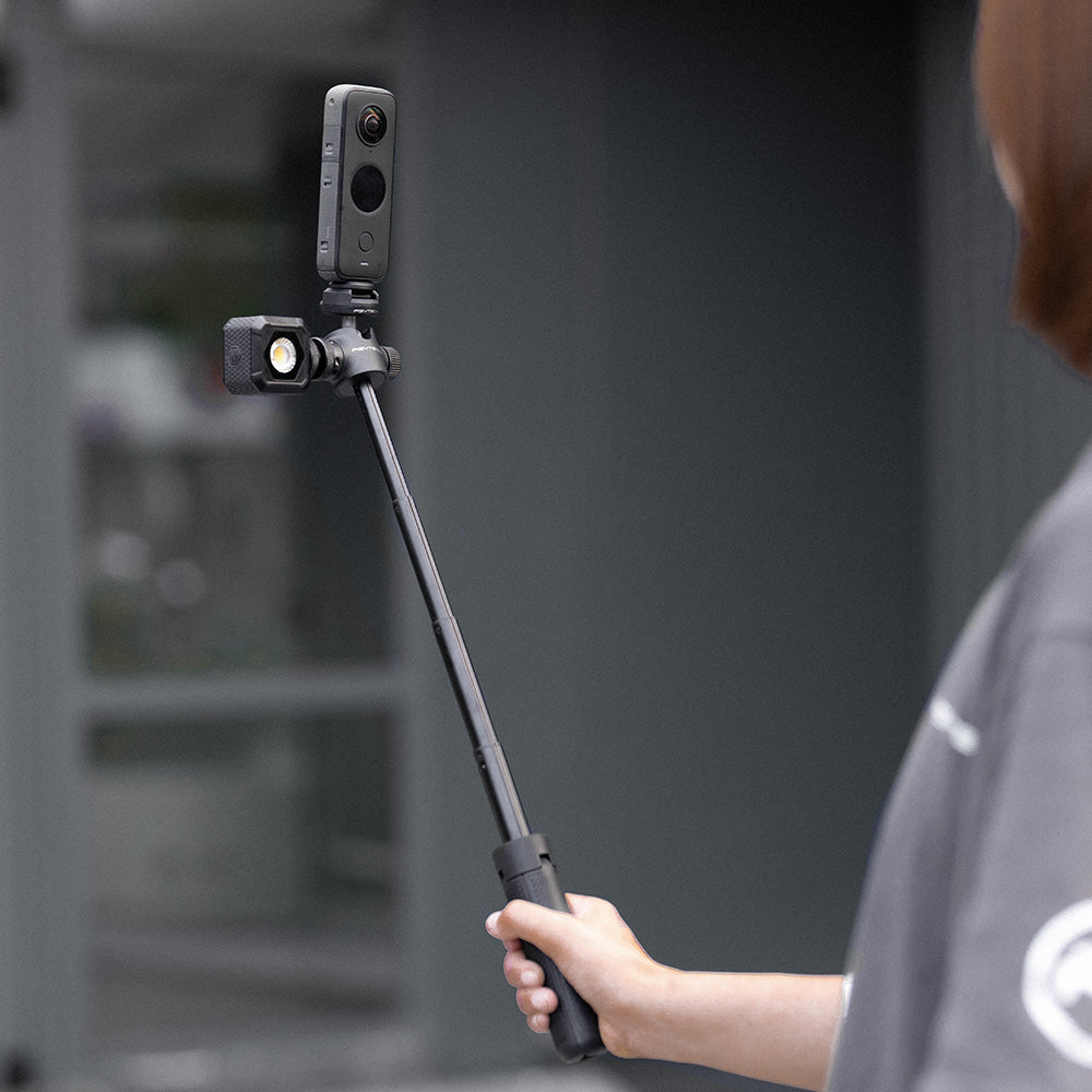 the CapLock Action Camera Extension Pole Tripod can be used as a selfie stick