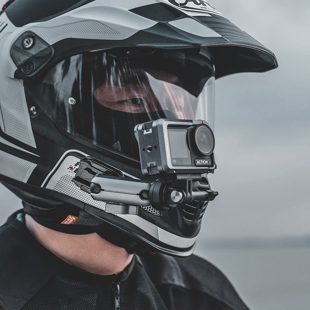 CapLock Action Camera Helmet Mount-on your helmet