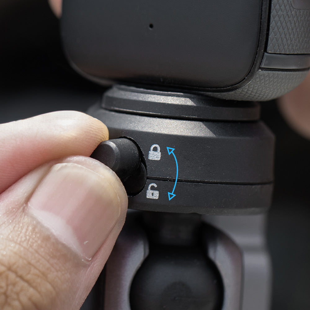 the CapLock Action Camera Magnetic Mount is featured with dual lock security