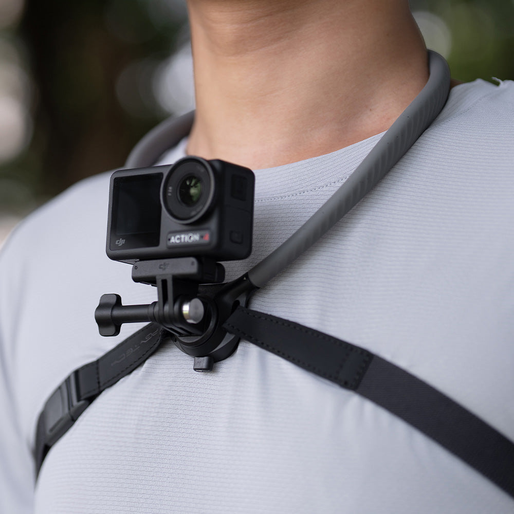 CapLock Action Camera Neck Mount Max：Embrace Smoothness and Speed