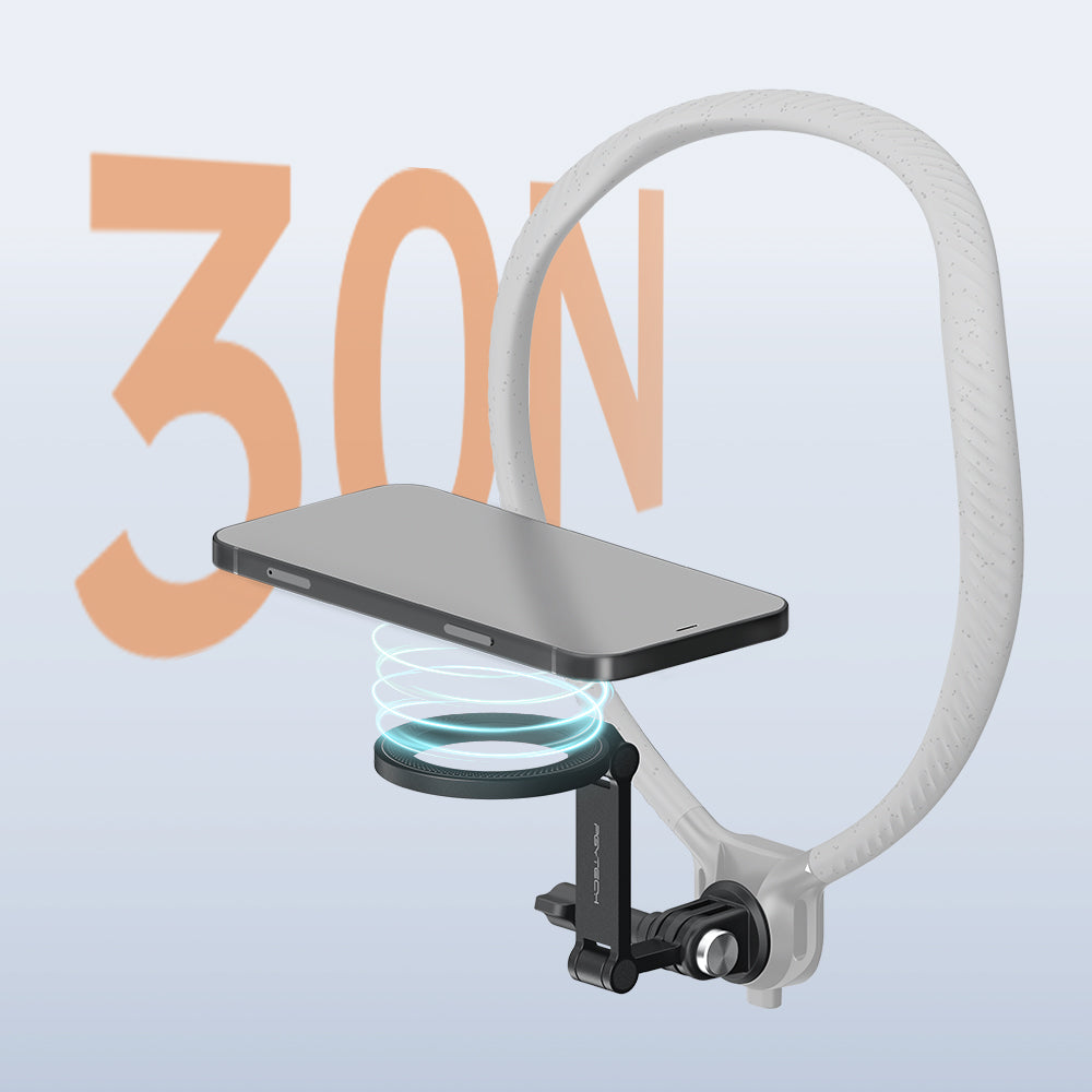 The CapLock Magnetic Smartphone Mount has a strong magnetic load of 30N