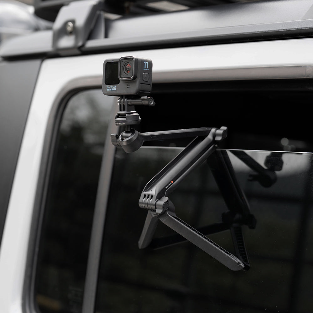 CapLock MantisPod Z: Multi-adapter compatibility for action cameras, smartphones, and mirrorless cameras