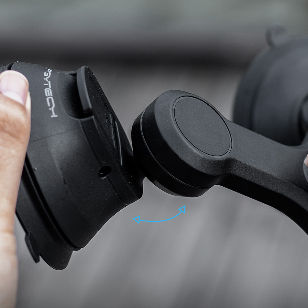 the CapLock Three-arm Suction Mount is equipped with three elastic resin and thickened suction cups, each adjustable by 45°