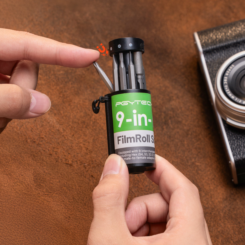 FilmRoll Screwdriver Kit-magnetically held