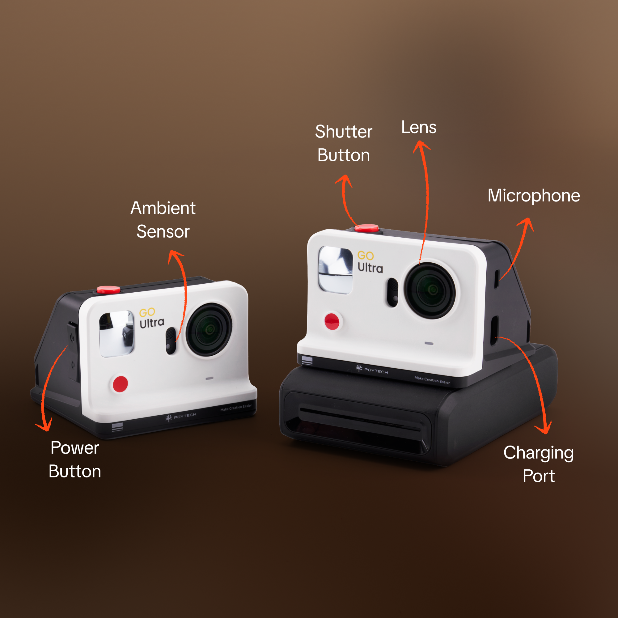 Illustration for the GO Ultra FunCam Case Kit
