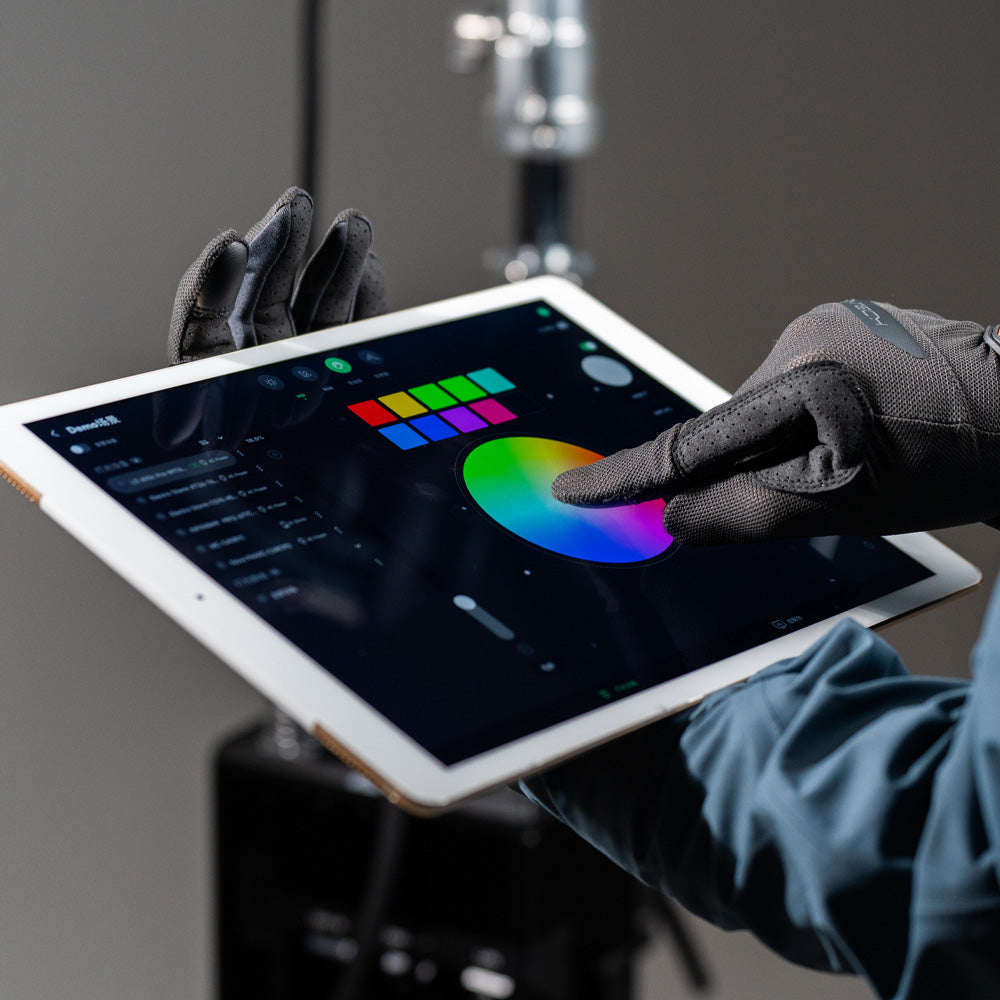 Heat Resistant Photography Gloves-two finger conductive microfiber