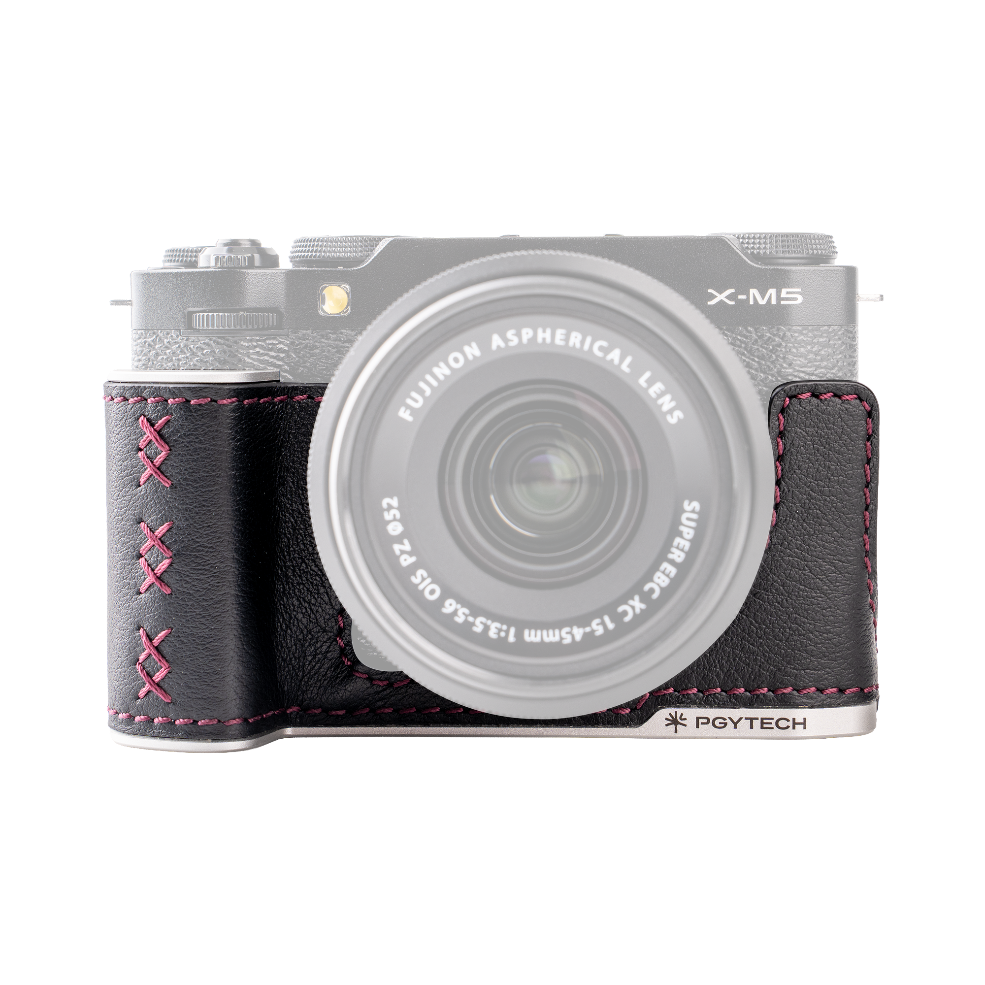 leather-camera-case-for-fujiilm-x-m5-Midnight Black