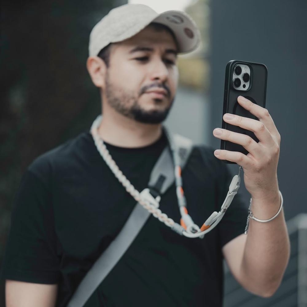 LinkGo Phone Photography Strap(Braided): Universal fit with single/dual mount options for versatile carry styles