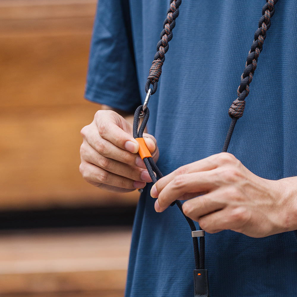 LinkGo Phone Photography Strap(Braided): Adjustable length for all body types and shooting scenarios