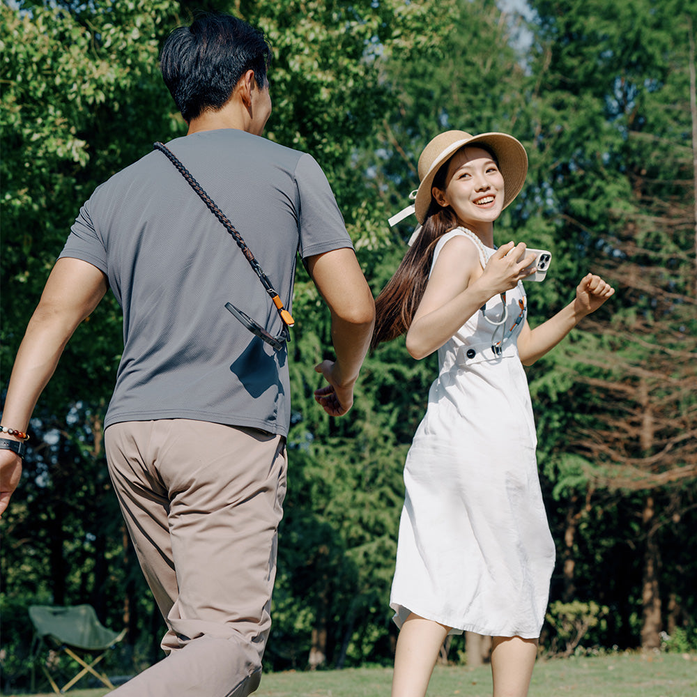 LinkGo Phone Photography Strap(Braided): Ideal for outdoor and travel shooting scenarios