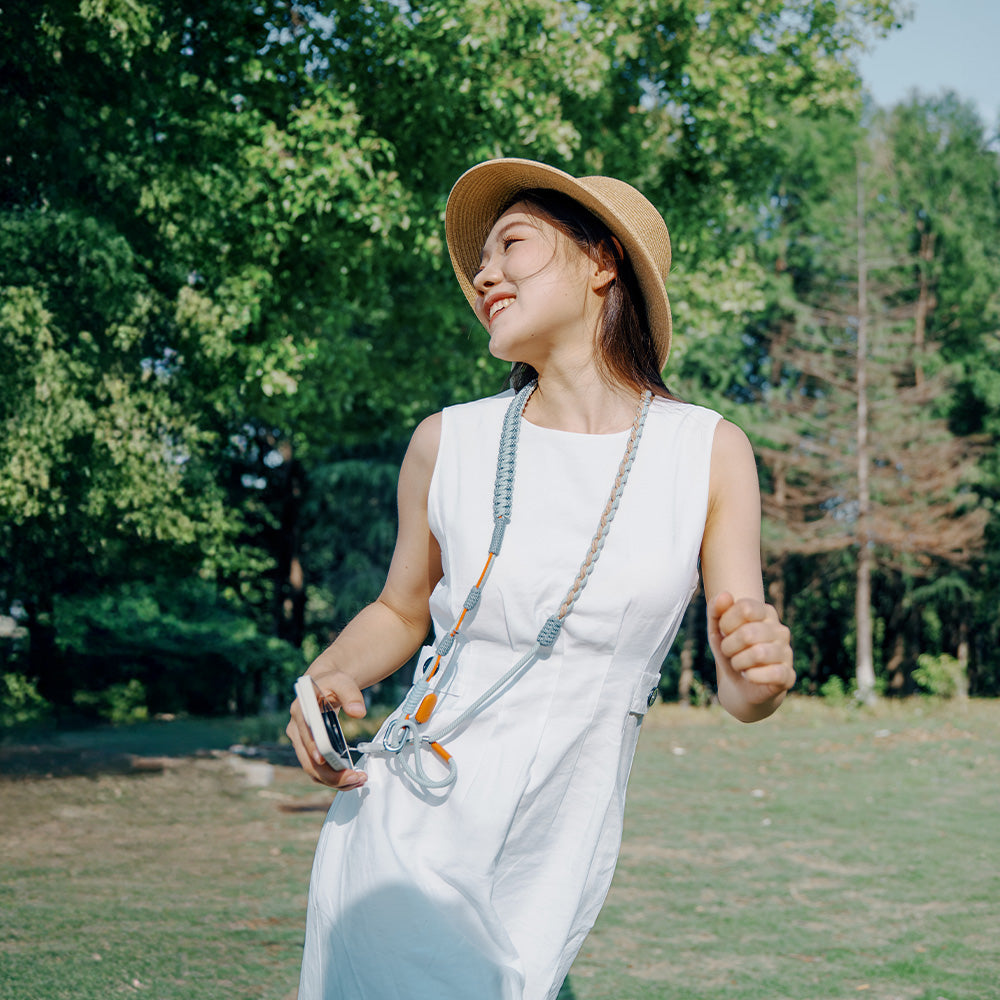LinkGo Phone Photography Strap(Braided): GearUp Style in Mint Green