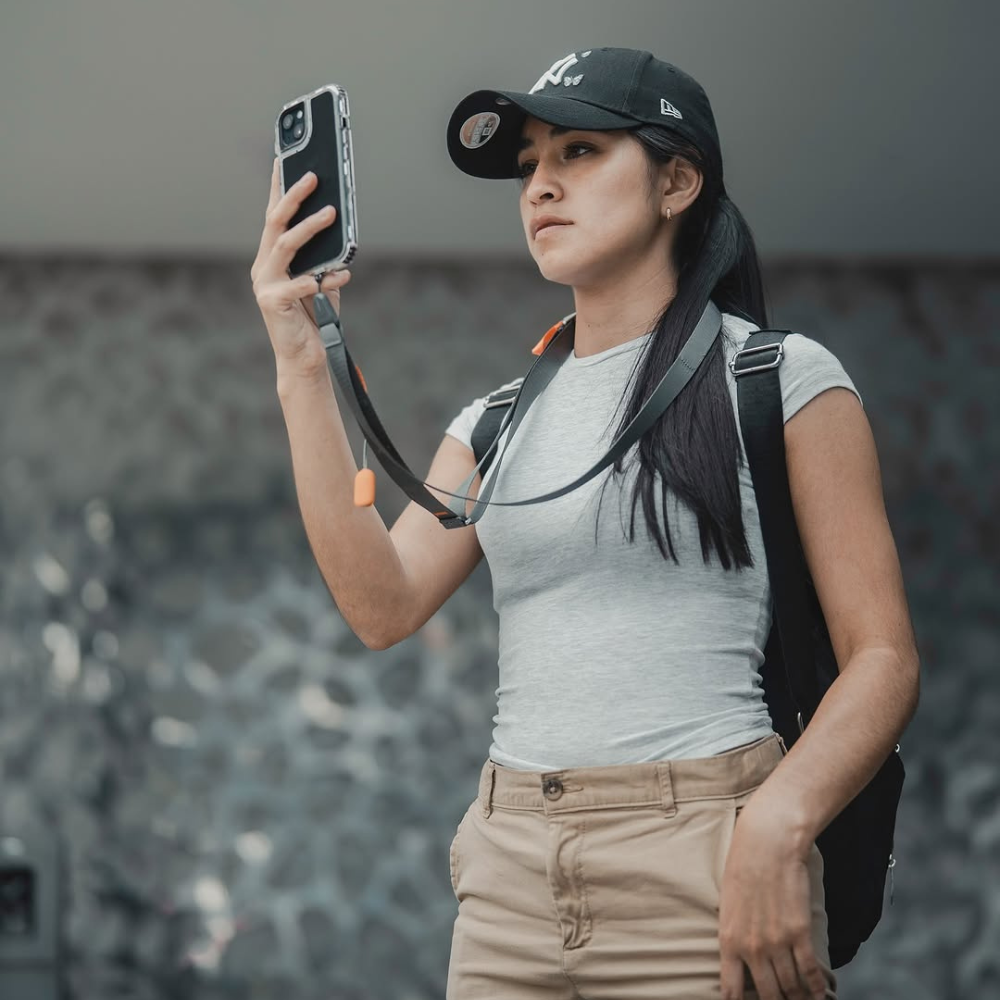 carrying your phone with the LinkGo Phone Photography Strap(Webbing)