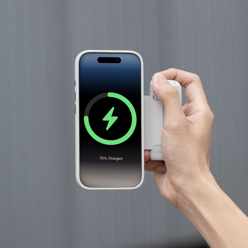Charging with MagCam 2 Phone Grip.