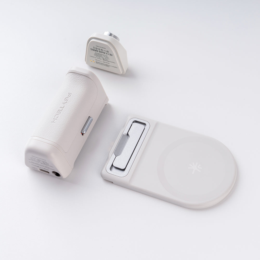 Modular split design of the MagCam 2 Phone Grip