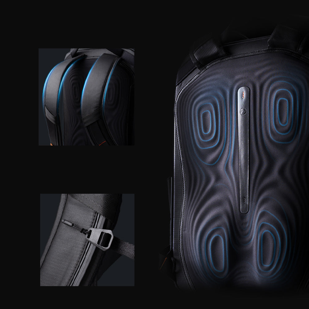 The OneGo 2 BackPack is designed with multi-layer back panel to maximize the comfort.
