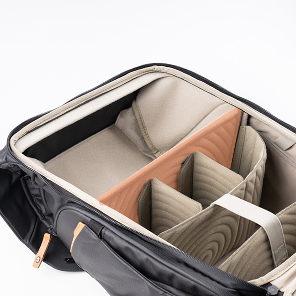 Smart split designed in the OneGo 2 BackPack.
