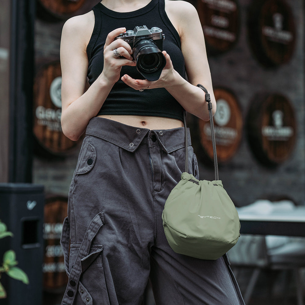 OneGo Drawstring Bag-as a hand bag