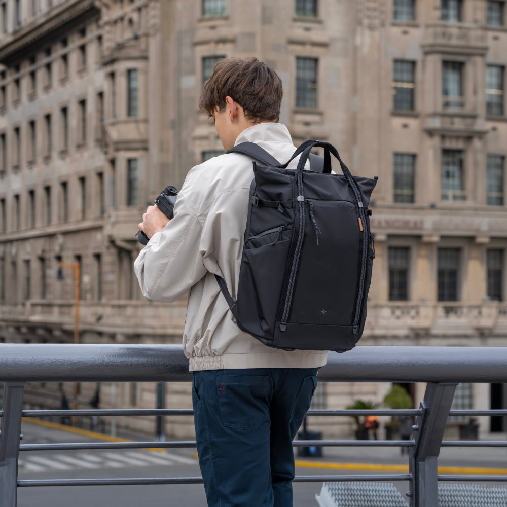 The OneGo Roamer Tote Backpack is your reliable companion for professional creative photography.
