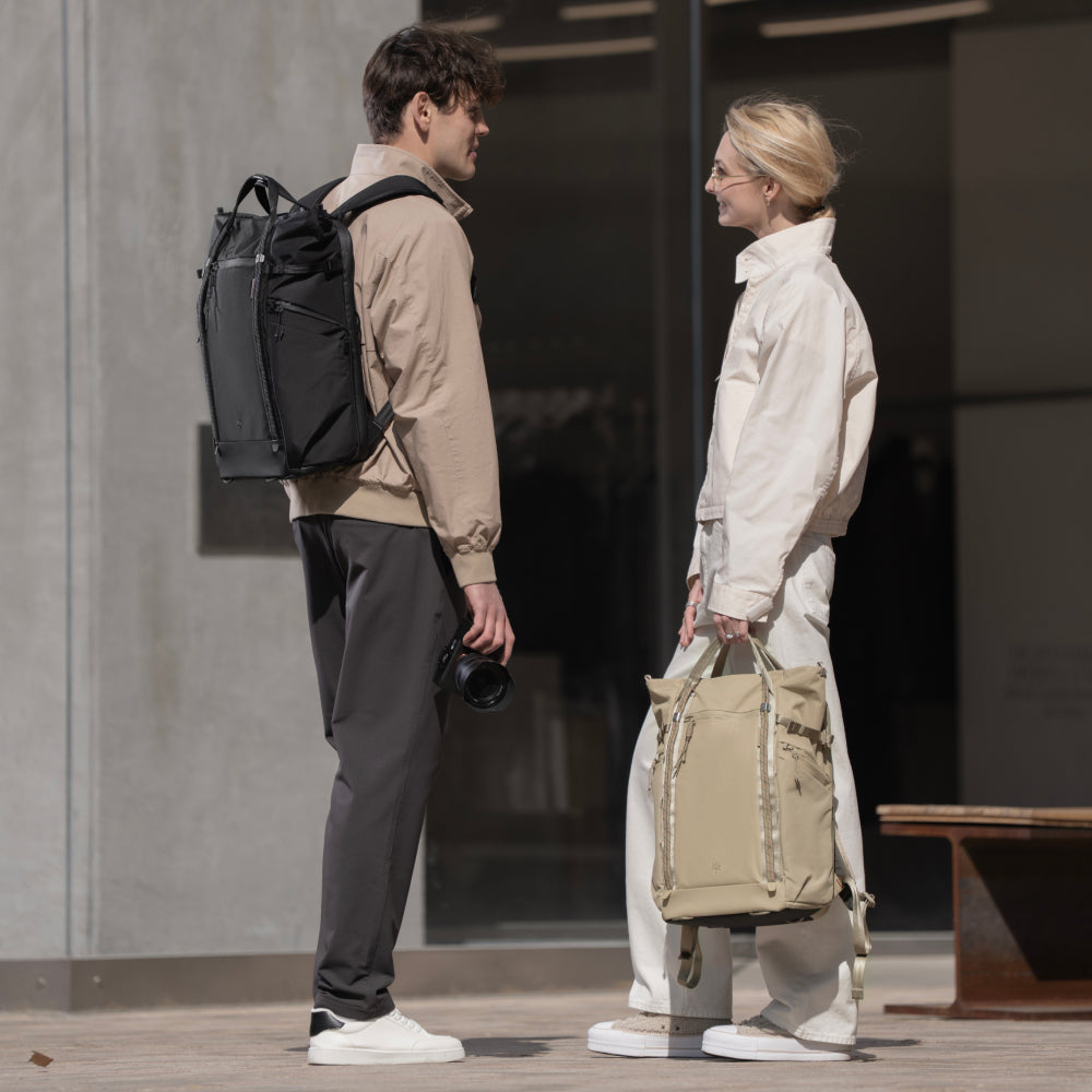 The OneGo Roamer Tote Backpack lets you switch between backpack and tote mode effortlessly.