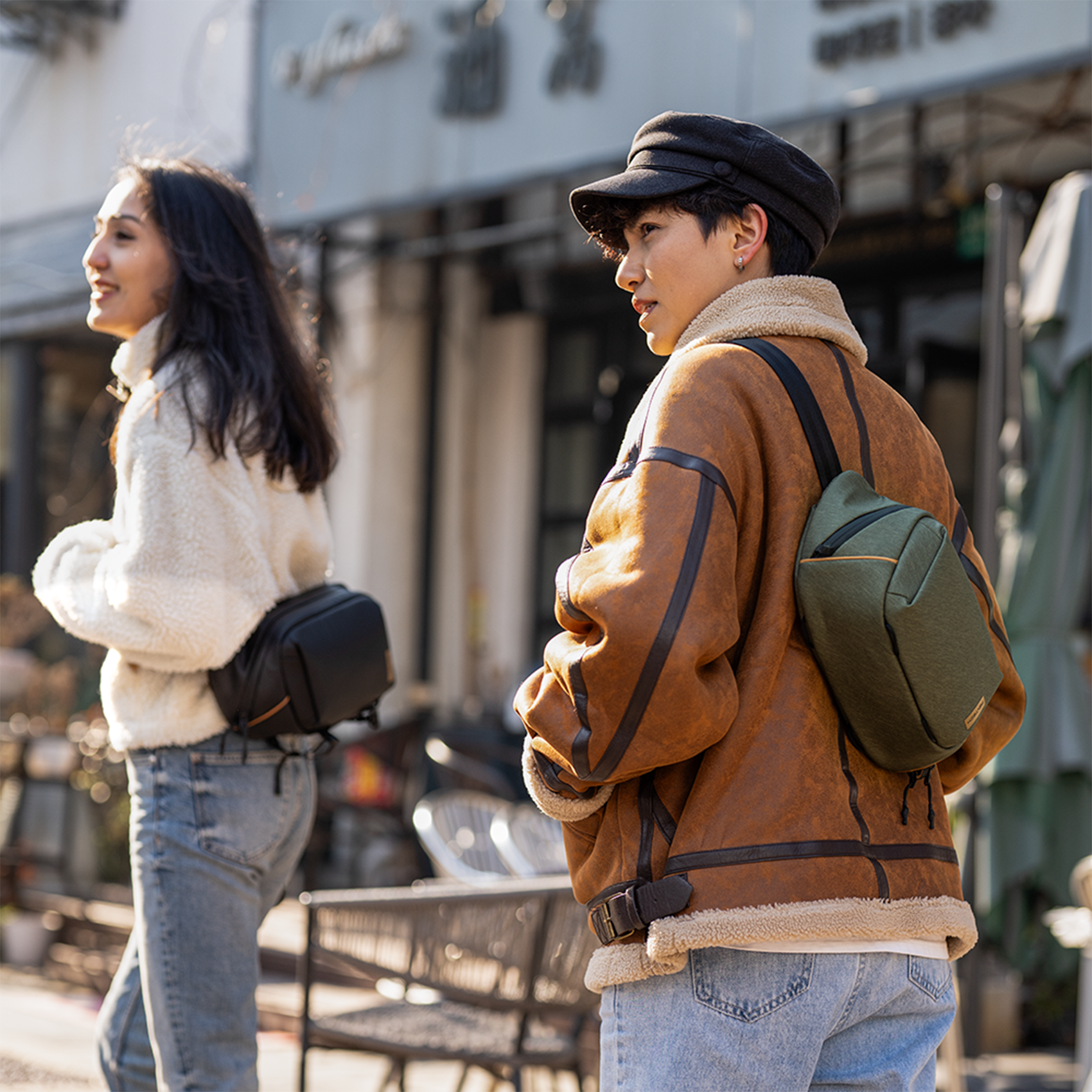 Exploring the city with the OneGo Solo V2.