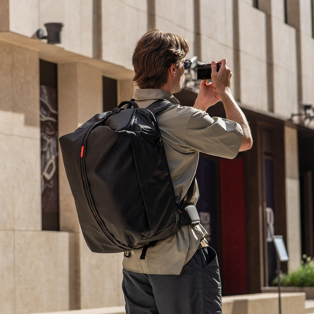 Shooting with the OneMo Travel Backpack