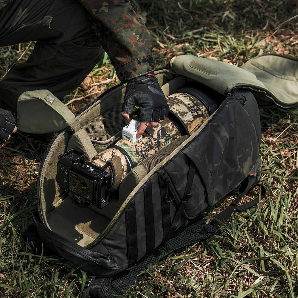 OnePro ST Backpack: 180° zipper opening with instant effortless gear access