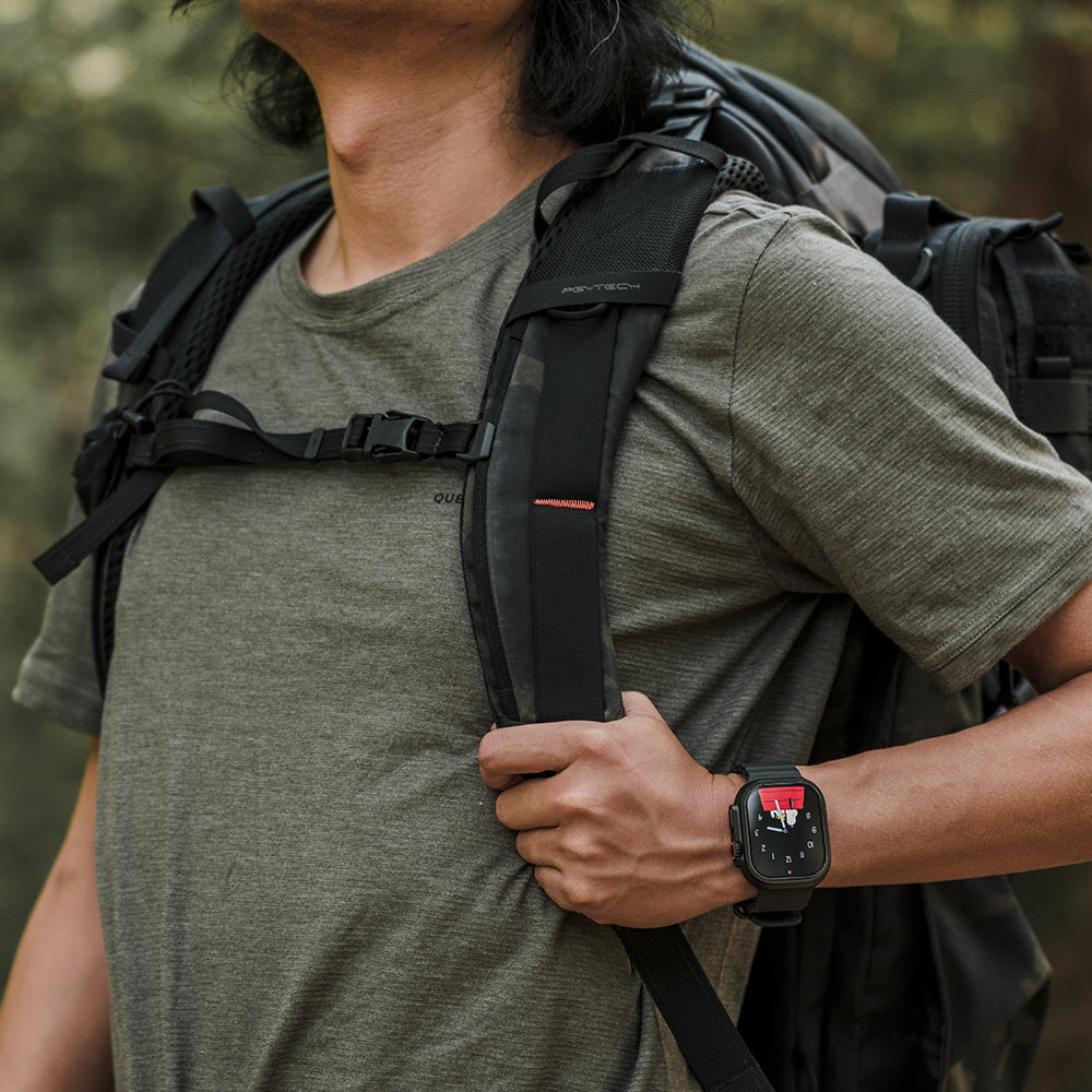 OnePro ST Backpack: Ergonomic durable straps with adjustable chest buckle and breathable mesh