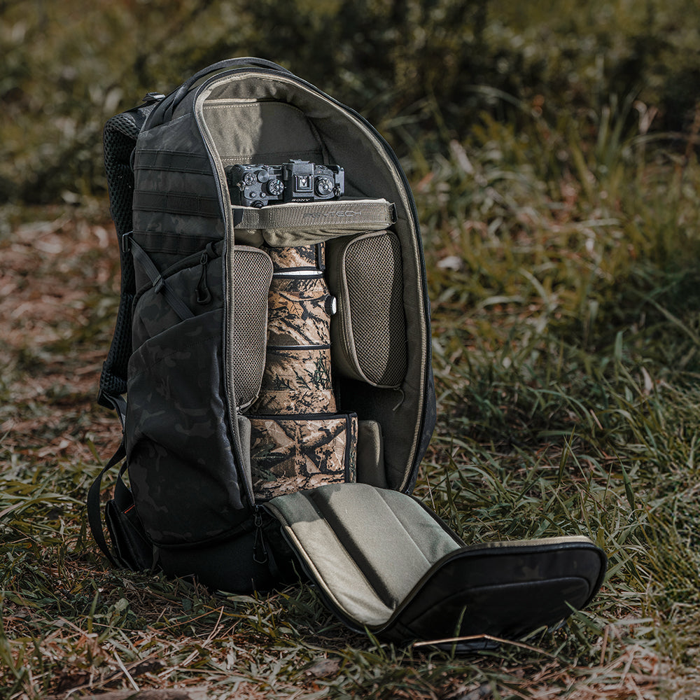 OnePro ST Backpack: Fits camera and fixed lens up to 1200mm
