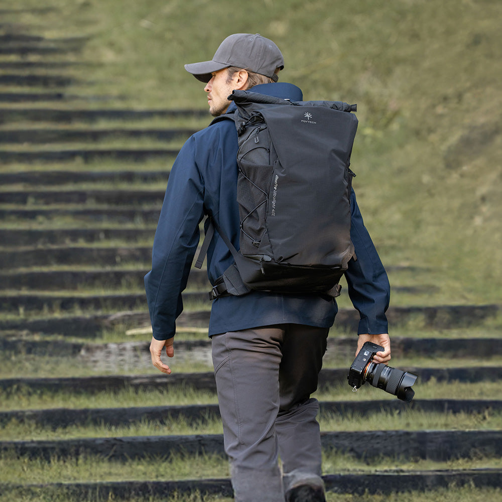 Capturing the wild with the OnePro Ultralight Backpack.