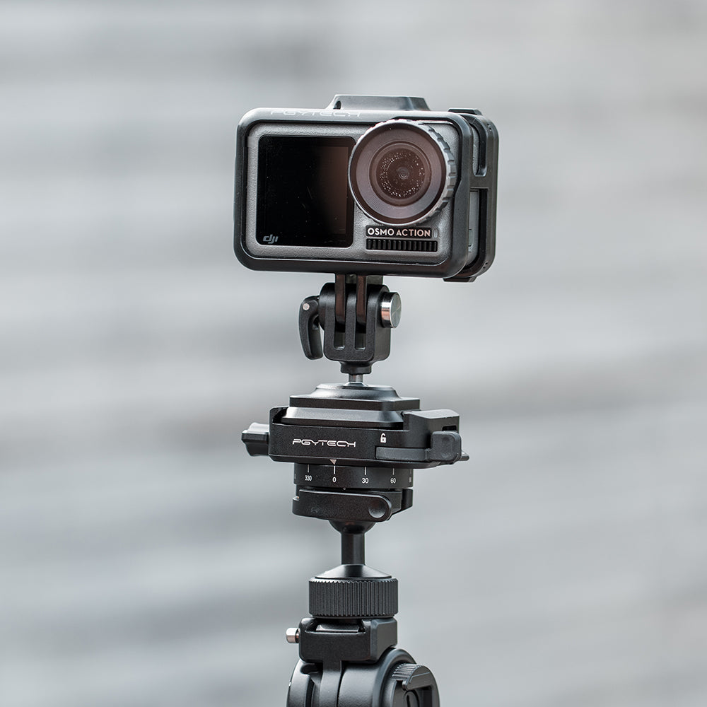 La plaque de verrouillage de la caméra d'action prend en charge l'action DJI Osmo.