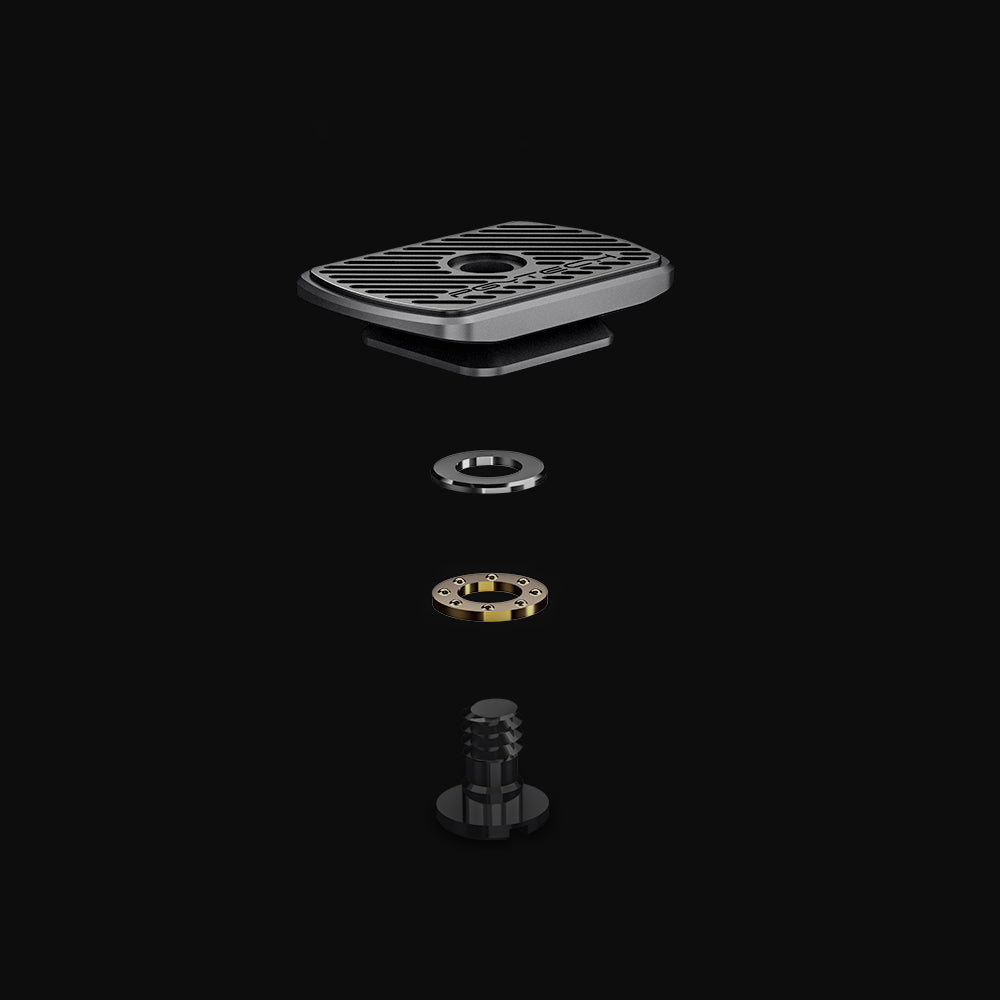 Support de moniteur inclinable pivotant nano Snaplock avec connecteur de montage pour griffe froide