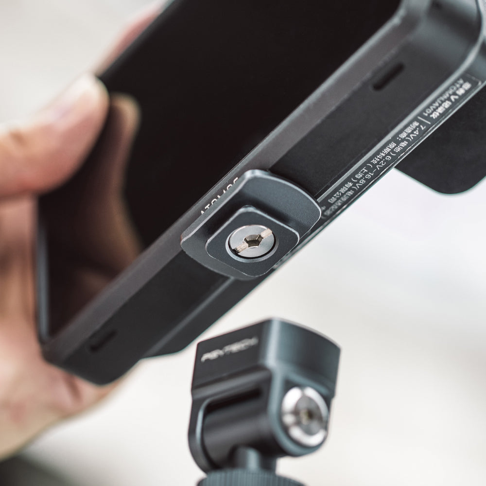 piastra a scatto nano per il montaggio del monitor